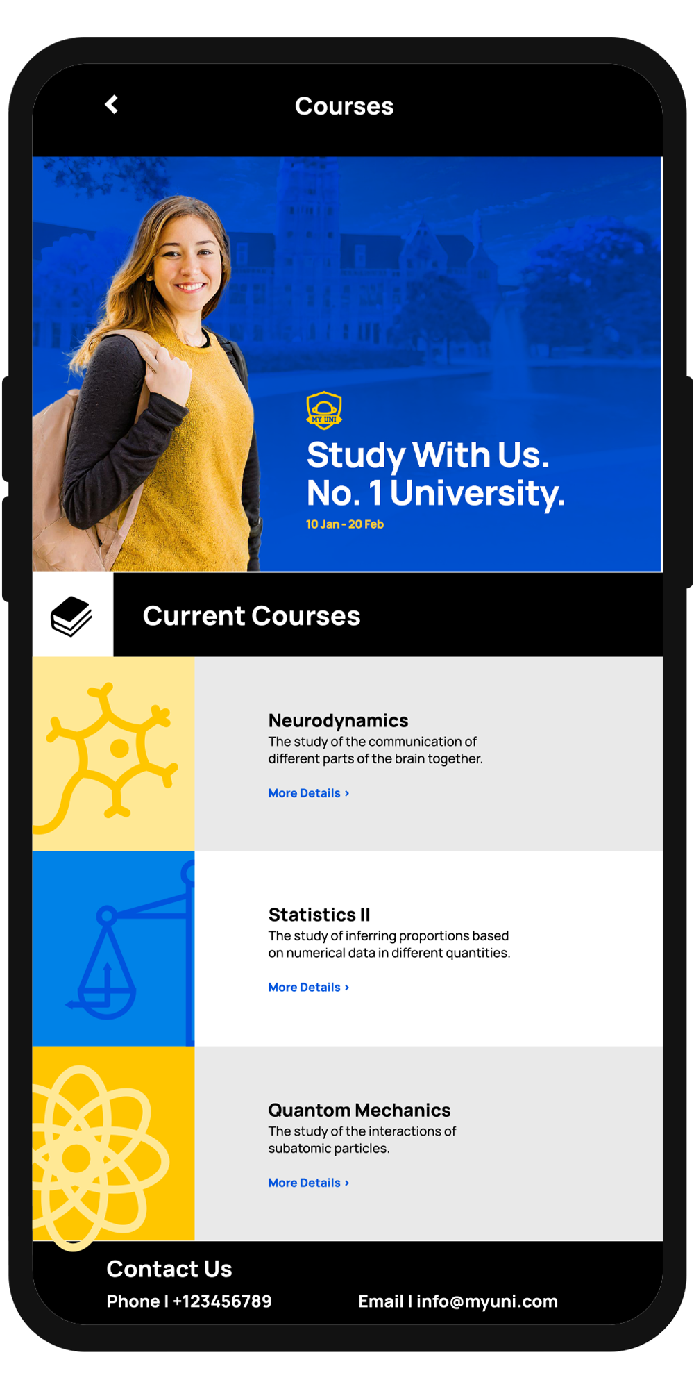 Study with us